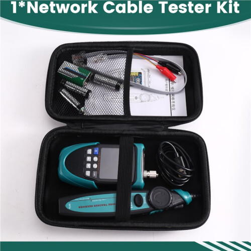 TOOLTOP ET615 Pro Network Cable Tester Multimeter 600M LAN Cable Mapping PoE LAN Cable Finder Ethernet Tester 1