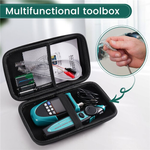 TOOLTOP ET615 Pro Network Cable Tester Multimeter 600M LAN Cable Mapping PoE LAN Cable Finder Ethernet Tester 2