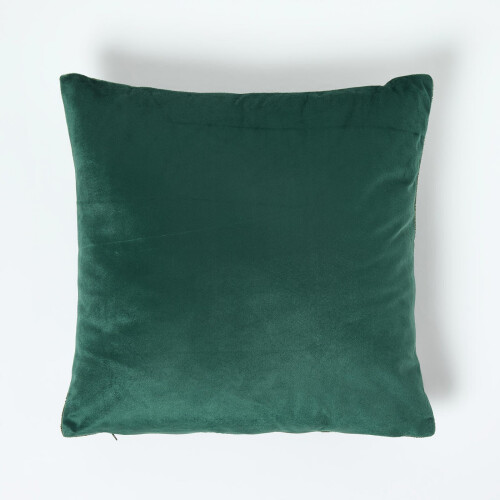 Homescapes Festive Alpine Tree Cushion Moss Green Woven 2