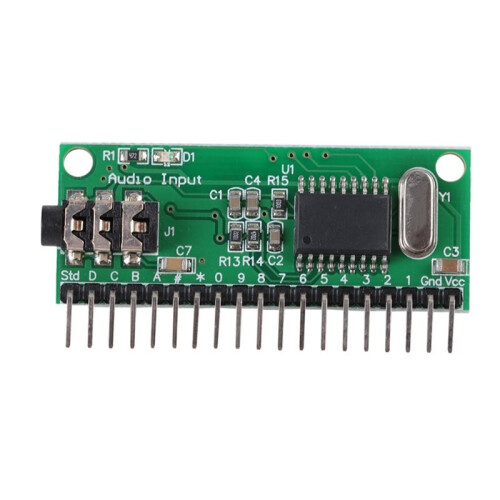 MT8870 DTMF Audio Decoder 16 Channels Phone Voice Decoding Controller for  Home Automation Relay Module 1