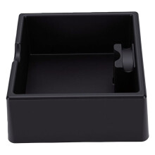 Coffee Dump Bin with Noise Reduction Anti-Slip Base, Trapezoidal Stable Design Holds 26 Grounds, Tamper Holder