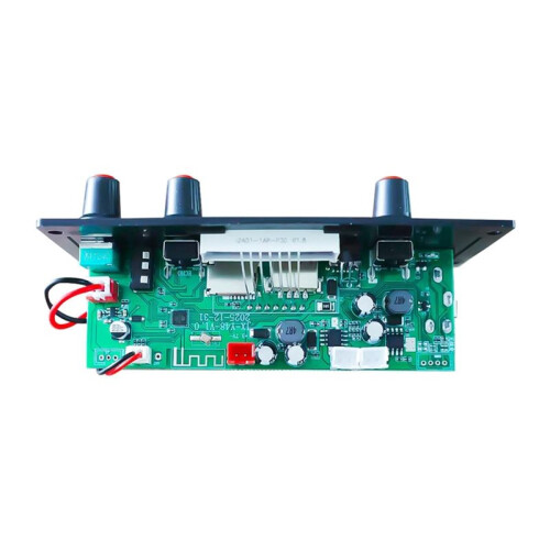 2x10W  Audio Decoder Board 3.7V-5V USB TF FM AUX Car Audio Player Support MP3/WMA/FLAC Small Remote Control 1
