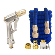 Hogedruk Water Spuitpistool Metaal Messing Mondstuk Tuinslang Pijp Gazon Auto Was Spuiter Sprinkler Auto Was Gereedschap