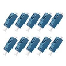 LC to LC Fiber Optic Adapter, Singlemode Simplex OS2 Coupler, 10-Pack, Ultra-Low Loss