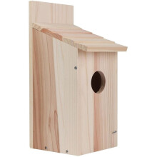 Nichoir en Bois Massif pour Oiseaux, Cage de Reproduction Suspendue à L'Extérieur, Maisons pour Oiseaux Décoratives pour L'Extérieur