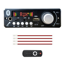 4x30W Audio Decoder Board 7.4V-12.6V USB TF FM AUX Auto Audio Player Unterstützung MP3/USB/TF/ in Große Fernbedienung