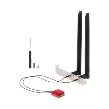 WiFi 7 BE6500 MT7925 Triple Band BT5.4 M.2 NGFF 6500Mbps Desktop Wireless Adapter 802.11be Netzwerkadapter für Win10/Win11