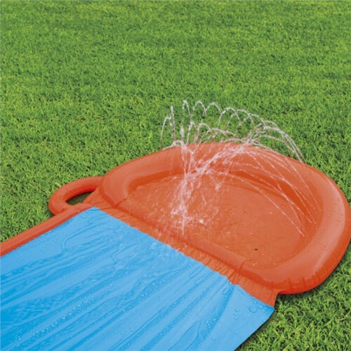 52254 Slide de Velocidade Único de 18 Polegadas para Aterrissagem Suave 5,49m Slide de Faixa Única com Acabamento de Piscina Molhada 1