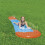 52254 Slide de Velocidade Único de 18 Polegadas para Aterrissagem Suave 5,49m Slide de Faixa Única com Acabamento de Piscina Molhada 3