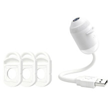 USB Sterrenprojector Nachtlamp, Dubbele Modus Lamp met 3 Lenzen voor Auto & Slaapkamer