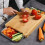 Wood Cutting Board with Slide Out Trays, Solid Butcher Block with Multi-Function Drawers 3