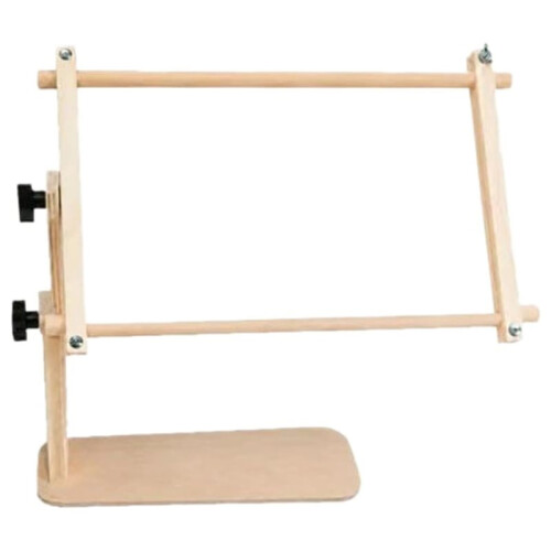 Adjustable Tabletop Embroidery Stand -  Stitch Frame Holder, Embroidery Stand, Needlework Table Lap Hands-Free 2
