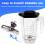 For SUNKONZ High-Speed Blender Blade Assembly (Narrow Blade) for Pentagonal Jars.Blender Blade Replacement 3