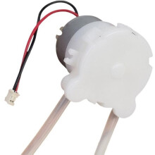 2 Stück 5V 500 Metallbürstengetriebemotor Mikroperistaltikpumpe Dosierflüssigkeit Wasserquetschpumpe für Labortintenprobenpumpe