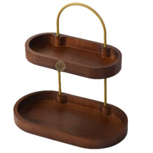 Wooden Multi Layer Cosmetic Storage Box Desktop Organizer for Makeup Perfume Lipstick Safe Material Exquisite