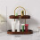Wooden Multi Layer Cosmetic Storage Box Desktop Organizer for Makeup Perfume Lipstick Safe Material Exquisite 6