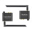50m 5.8G Wireless Audio Transmitter and Receiver Extender Adapter W/ Volume Control No Delay for R/L 3.5mm RCA Amplifier 1