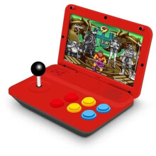 Videospielkonsole 10 Zoll Großer Bildschirm Abnehmbarer Joystick HD-Ausgang -Arcade Retro-Spieler