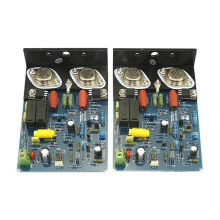 2 Sztuki Instalacji Podwozia Wzmacniacza Mocy Stereo Klasy AB QUAD405 z Płytą DIY MJ15024+Aluminiowa Pod Kątem