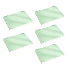 Loose-Leaf Journal B5 Stationery 60 Sheets/120 Pages Diary Sketchbook Notepad Books School Supplies Green