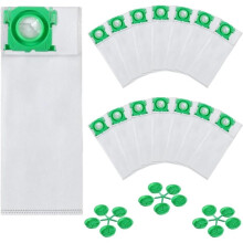15 Pack Vacuum Bags for Sebo Airbelt K Series Canister Vacuum Cleaners K1/K3, HEPA Replacement Dust Bags