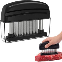 Ablandador de Carne con Resorte, Herramienta Ablandadora de Carne, Ablandador de Cuchilla de Mano para Carne, Bistec, Pollo, Gadgets de Cocina