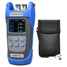 COMPTYCO Wiederaufladbares AUA-C330U/C330A Optisches Leistungsmessgerät OPM 2,5 mm Schnittstelle PON-Netzwerk Glasfaser-Online-Test AUA-C330U