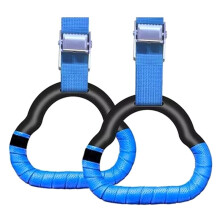 Anneaux de Fitness Ajustables Muraux Multifonctionnels pour Équipement de Gym à Domicile pour Dips, Étirements et Renforcement Du Corps