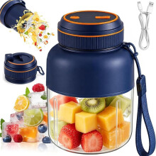 Tasse à Jus Sans Fil de 1,3 L (45 Oz), 80 W, pour Fruits et Légumes, Mixeur Portable pour Jus Frais