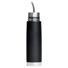 2-i-1 Rostfritt Stål Yerba Mate Dammsugare Termos, Självserverande Termisk Mate Flaska med Inbyggd Bombilla Allt i Ett