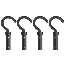 4pcs Robotic Pool Cleaner Hook, Keyrank Pool Accessories for All Vacuum Robots, Fits Telescopic Poles