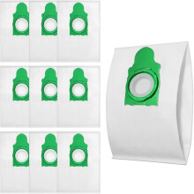 Pacote com 10 Sacos de Vácuo 8300AM / 8300ER Compatíveis com Aspiradores de Pó SEBO Airbelt e Series (E1 / E2 / E3)