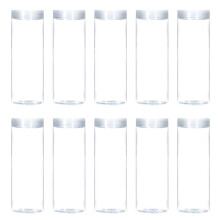 Set of 10 Clear Plastic Coin Collection Tubes for 30mm Offering Protection and Organization for Coin Storage