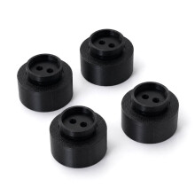 4 Pz Pad In Gomma Antipolvere per Bambu X2D Stampante 3D Migliora La Qualità di Stampa e La Stabilità Parti per Stampante 3D per X2D