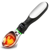Heated Ice Cream Scoop,Rechargeable Electric Ice Cream Scoop with LED Display, 3 Heat Levels 122F/140F/158F