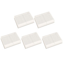 Portable Multi-Functional Thicken Paper Coil Notebook Writing Memopad B5 Notepad Students Grid Partition Design