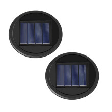 2 Pièces de Pièces de Remplacement de Lumière Solaire 2 Modes Blanc Chaud et RGB Changeant de Couleur, Pièces de Remplacement de Lumière Solaire