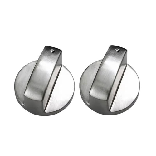 2Pcs Metal Universal Gas Stove Control Knobs Adaptors Oven  Cooking Surface Control Locks Gas Stove Oven Knobs