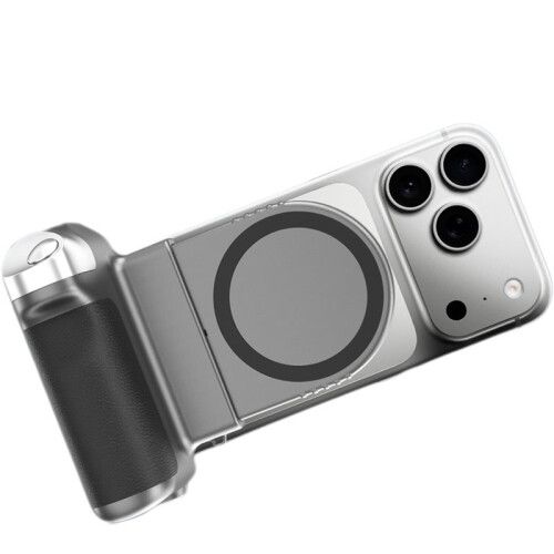 Shutter Phone Holder Camera Handle Grip Selfie Stabilizer with 1/4" Cold Shoe Mount Handheld Shooting Stand