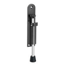 Kickdown Door Stop,Spring Loaded Telescopic Step /Off Rubber, Adjustable Door Holder Stop/Release By Foot