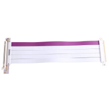 Cabo Riser PCIE 4.0 X16 30AWG PE Blindado de Alta Velocidade Flexível 90 Extensor de Cabo de Placa Gráfica 35CM