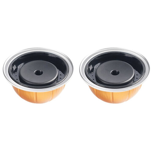 Compatible with for Nestlé Vertuoline Next Creamy Coffee Capsule Shells and Reusable Filters 2pc A