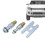 Car AC Leak Test Plug Stoppers AC Leak Detection Refrigerations HoseConnector AC Leak Detection Tool,2 Points + 5 Points 5