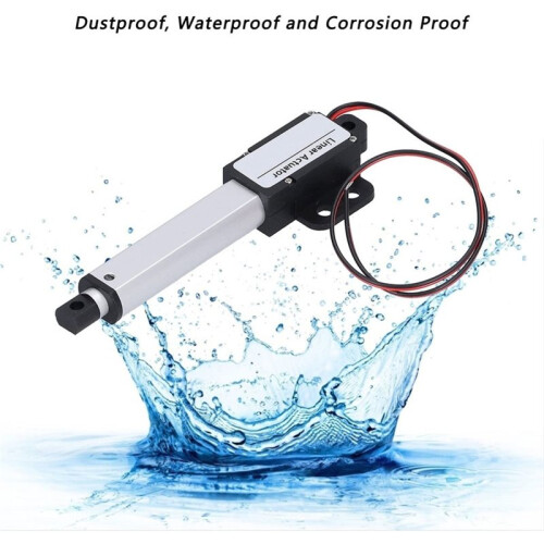 12V Mirco Linear Actuator 50mm Stroke 70N Motor Controller  Eectric Push Rod Putter 2