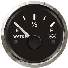 Boat Fuels Level Gauge, External Fuels Tank Fuels Gauge for Yachts and Speedboats, Marine and Automotive Fuels Gauge