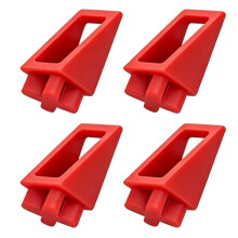 4pcs Blocker for Truck Bed Cargo System for Cargo Management System Blocker Plastic Exterior Accessories Red
