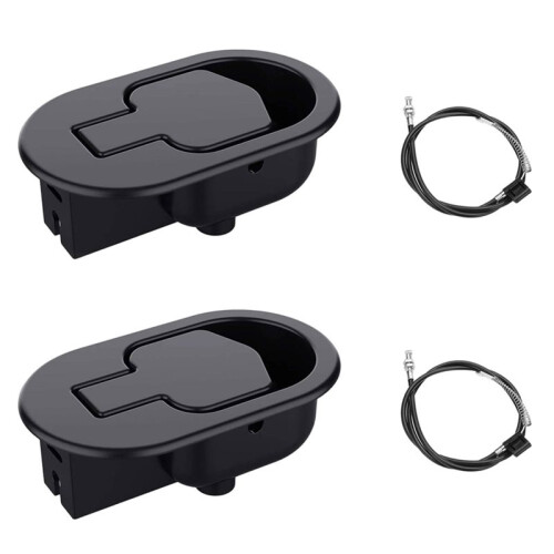 2 Sets Recliner Replacement Parts - Recliner Handle, Release Pull Cable Fits Most Recliner Sofas