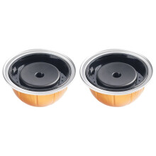 Compatibel met voor Nestlé Vertuoline Next Creamy Coffee Capsule Shells en Herbruikbare Filters 2 Stuks C