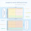 Portable Multi-Functional Thicken Paper Coil Notebook Writing Memopad B5 Notepad Students Grid Partition Design 6
