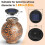 2 Pcs Replacement Solar Light Parts 2 Mode Warmwhite and RGB Color-Changing ,Solar Lights Replacement Top 3